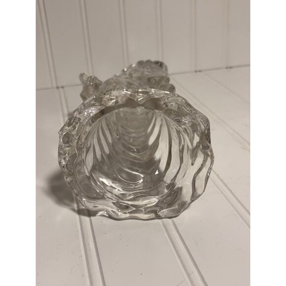 Glass Madonna Holding Baby Jesus Figurine Virgin Mary Christ Child 12” Tall - Picture 8 of 11